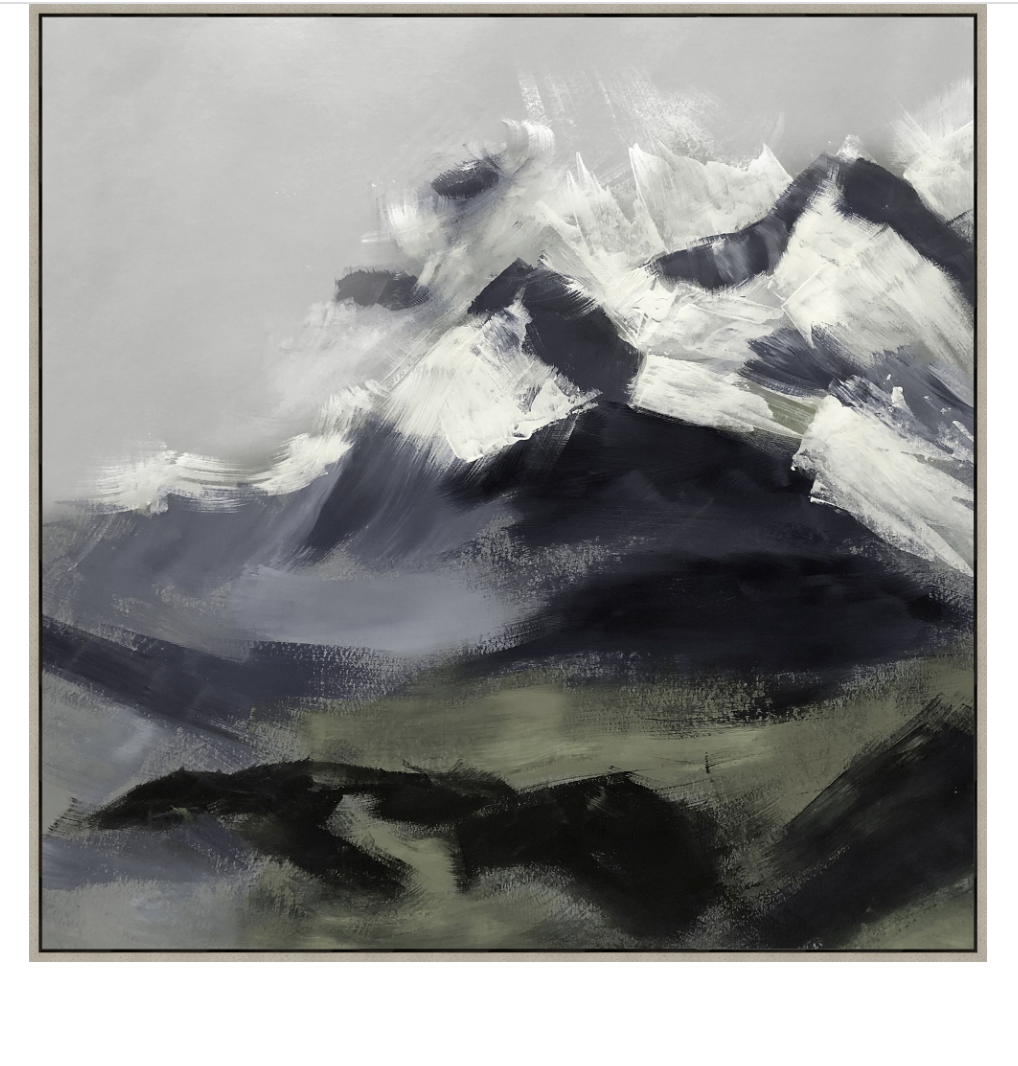 Impasto Mountain 1 Art