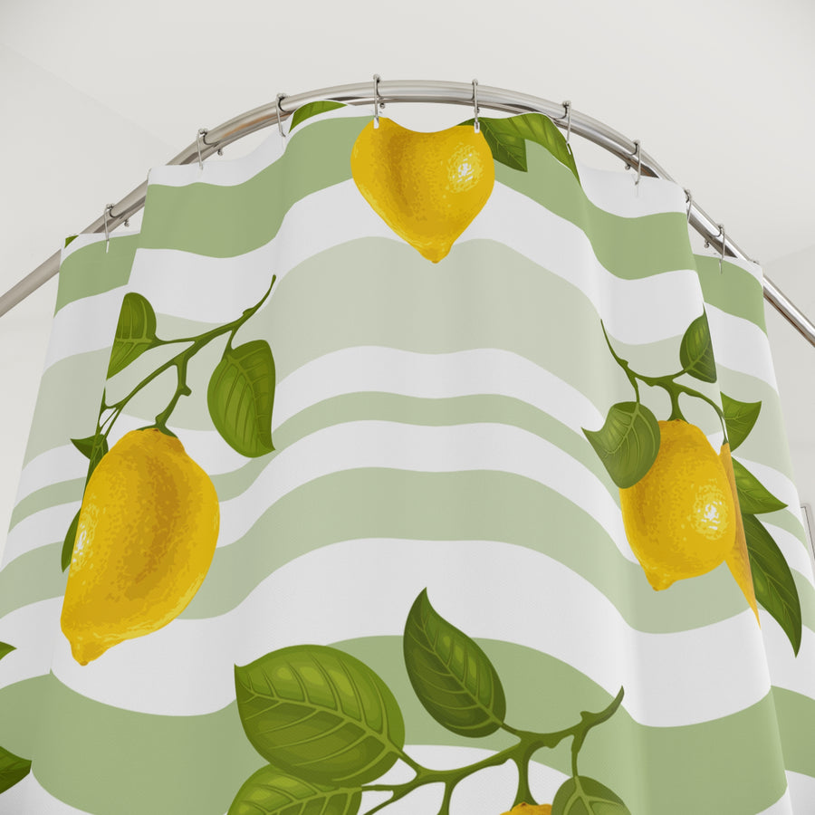 Fresh Picked Lemons Shower Curtain