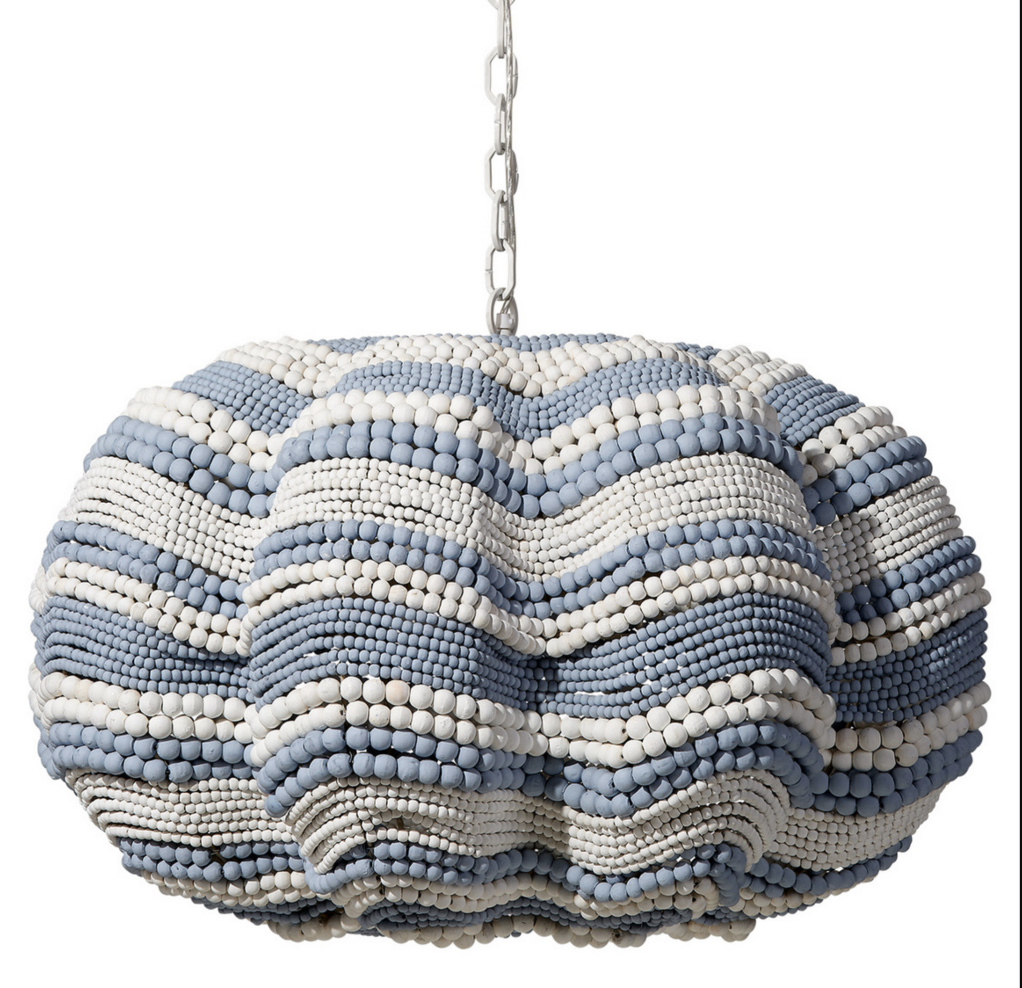 Clam Shell Beaded Pendant Light Revibe Designs1