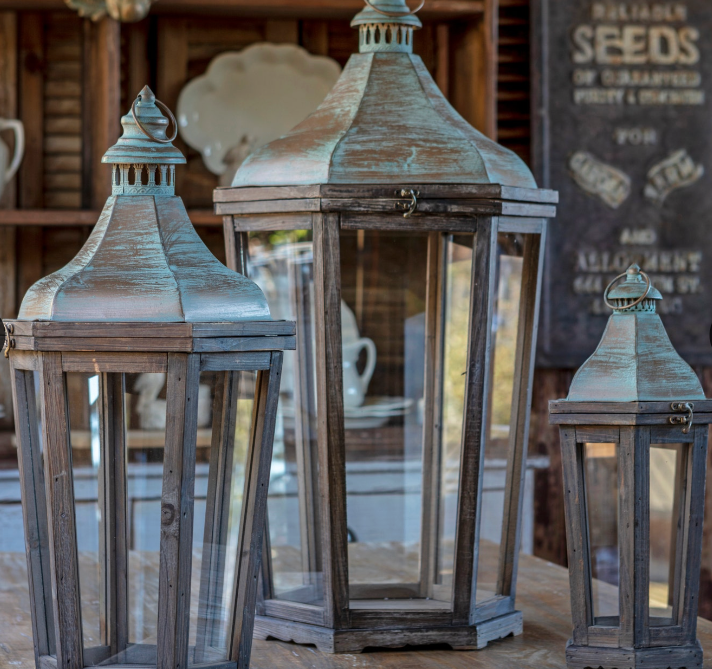 Hill Crest  / French Quarter Lantern  Set of 3