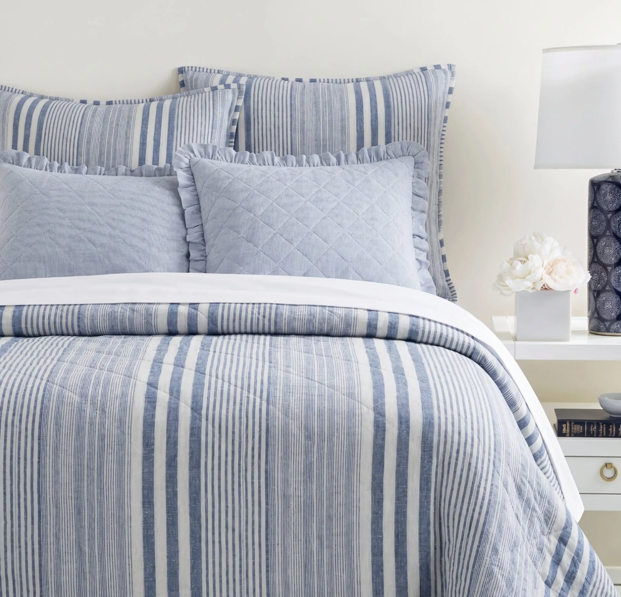 Carolina Stripe Quilt / Coverlet