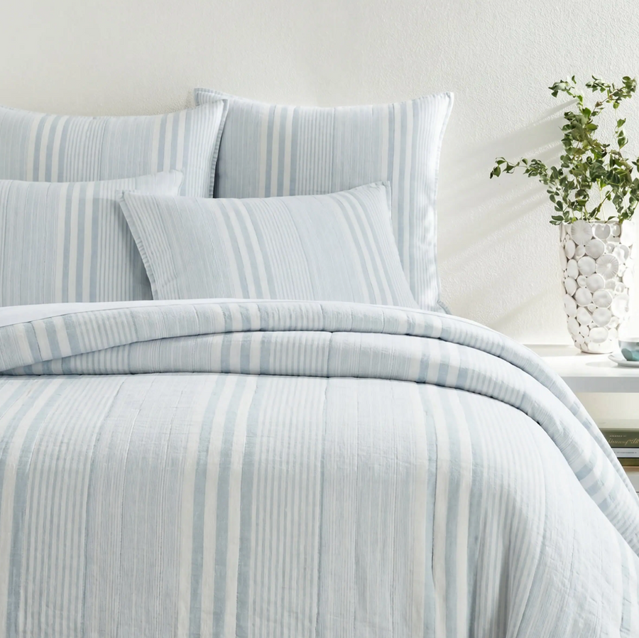 Carolina Stripe Quilt / Coverlet