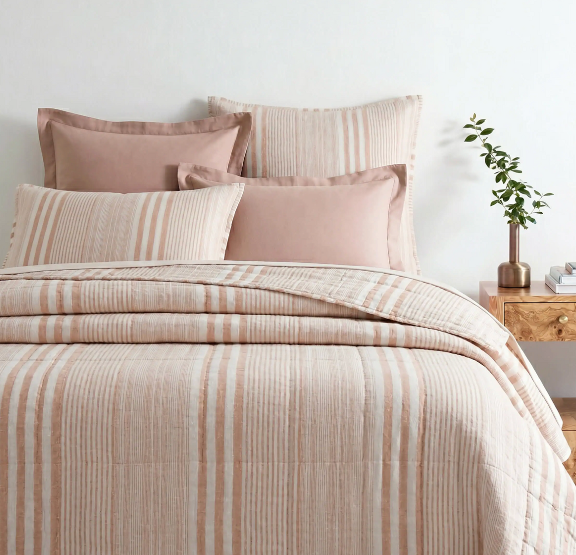 Carolina Stripe Quilt / Coverlet
