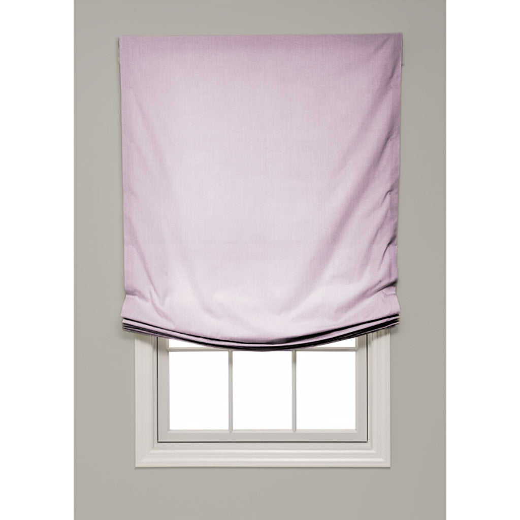 Solid Color Relaxed Roman Shade - Revibe Designs