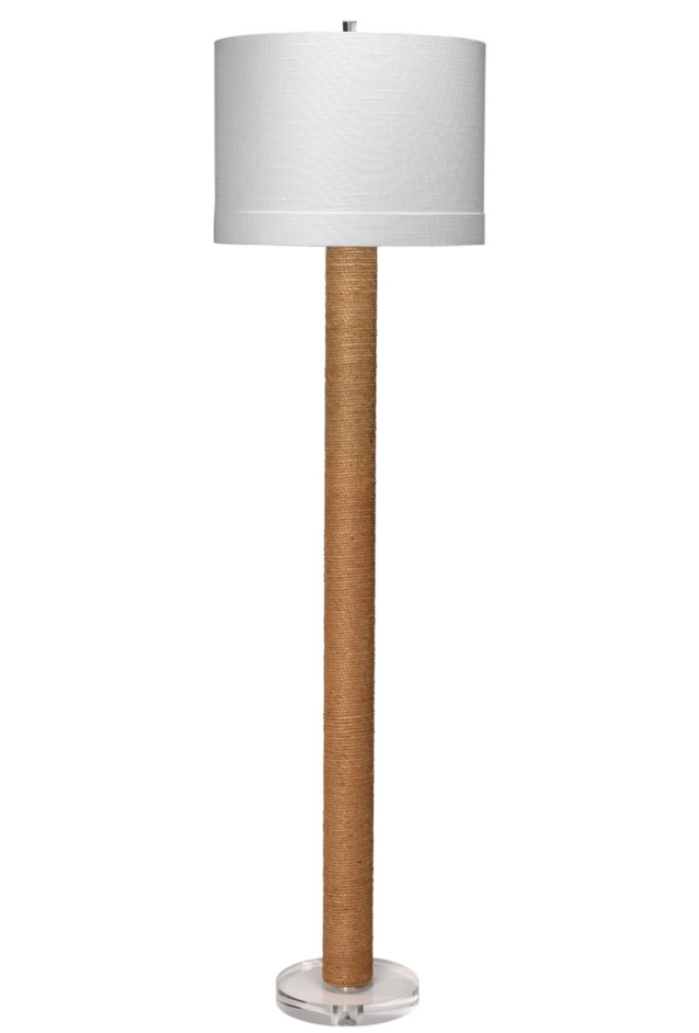 Cylinder Jute Floor Lamp