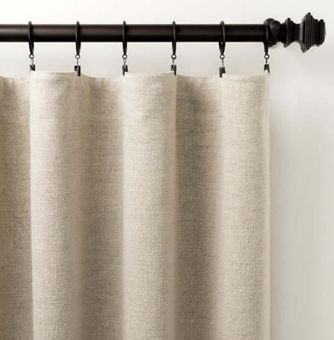 Stone Washed Linen Drapery Panels - Revibe Designs