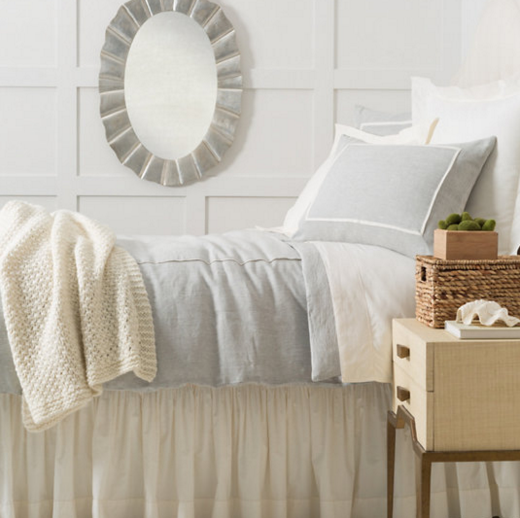 Keaton Linen Sky Duvet - Revibe Designs