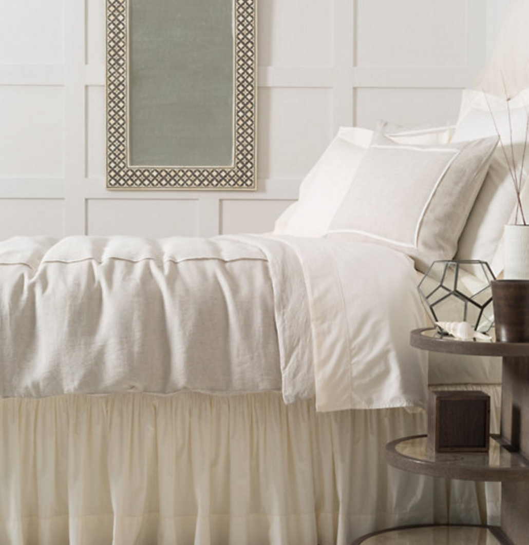 Keaton Linen Sky Duvet - Revibe Designs