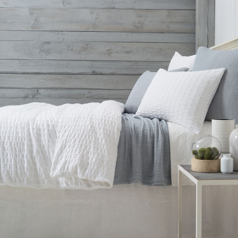 Tidal White Duvet Cover - Revibe Designs