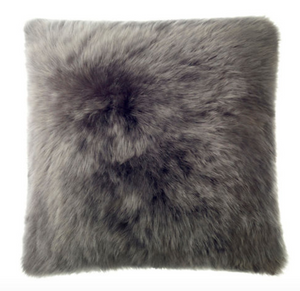 Long Wool Combed Sheepskin Pillow - Revibe Designs