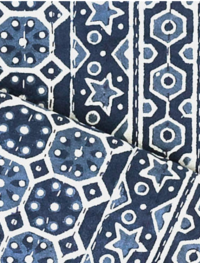 Resist  Indigo Throw - Revibe Designs