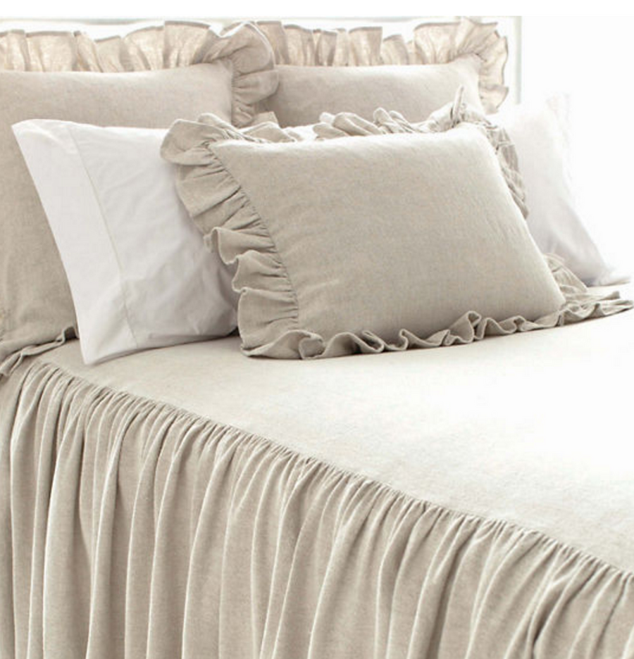 Wilton Cotton Bedspread/ Natural - Revibe Designs