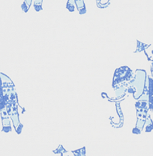 Elephants on Parade Roman Shade - Revibe Designs