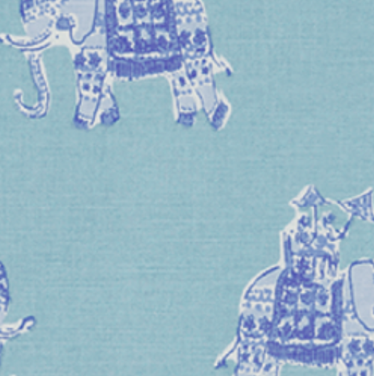 Elephants on Parade Roman Shade - Revibe Designs