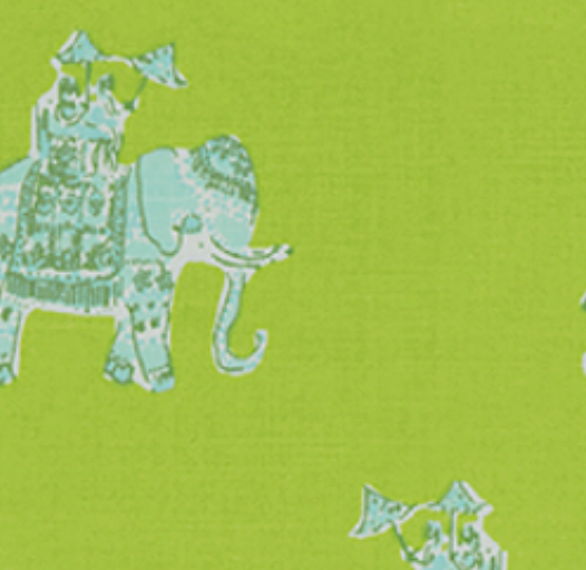 Elephants on Parade Roman Shade - Revibe Designs