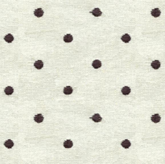 Polka Dot Flat Roman Shade - Revibe Designs