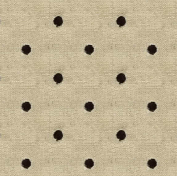 Polka Dot Flat Roman Shade - Revibe Designs