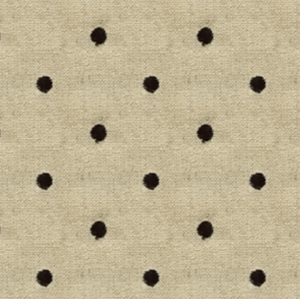 Polka Dot Flat Roman Shade - Revibe Designs