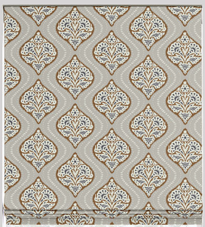 Kavali Flat Roman Shade - Revibe Designs