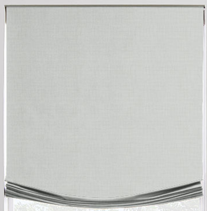 Linen Relaxed Roman Shade - Revibe Designs