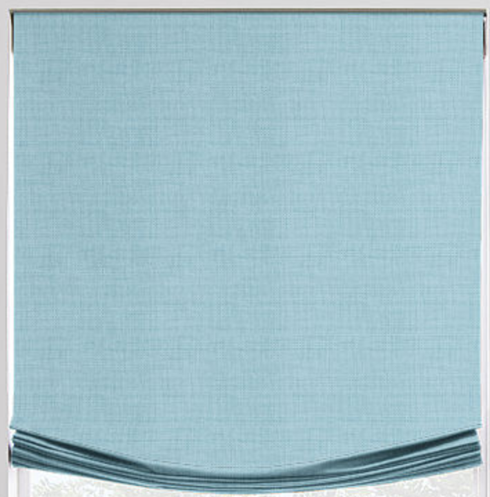 Linen Relaxed Roman Shade - Revibe Designs