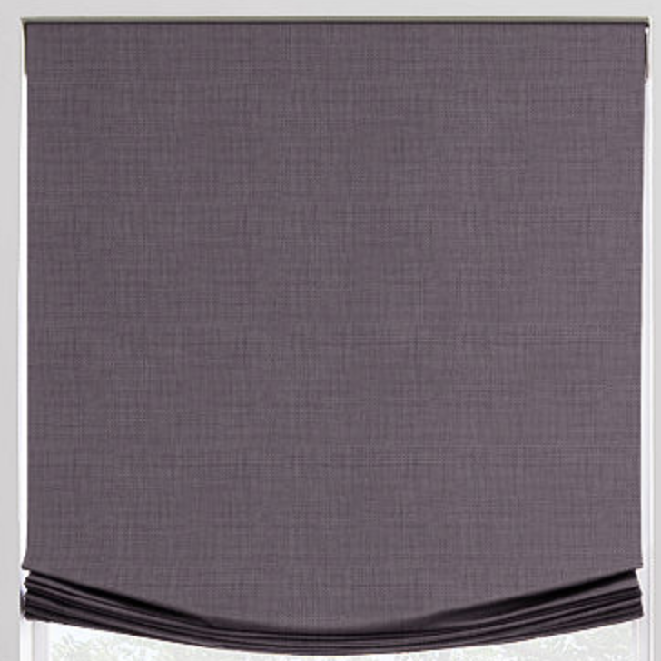 Linen Relaxed Roman Shade - Revibe Designs