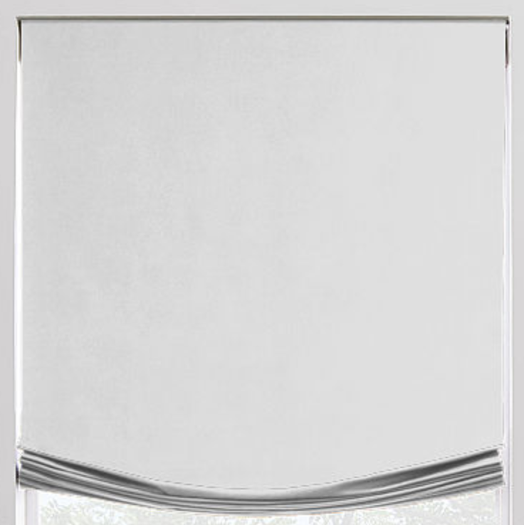 Sunbrella Relaxed Roman Shade - Revibe Designs