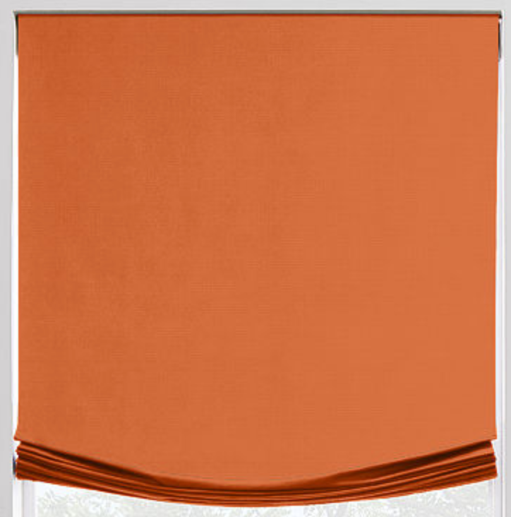 Sunbrella Relaxed Roman Shade - Revibe Designs