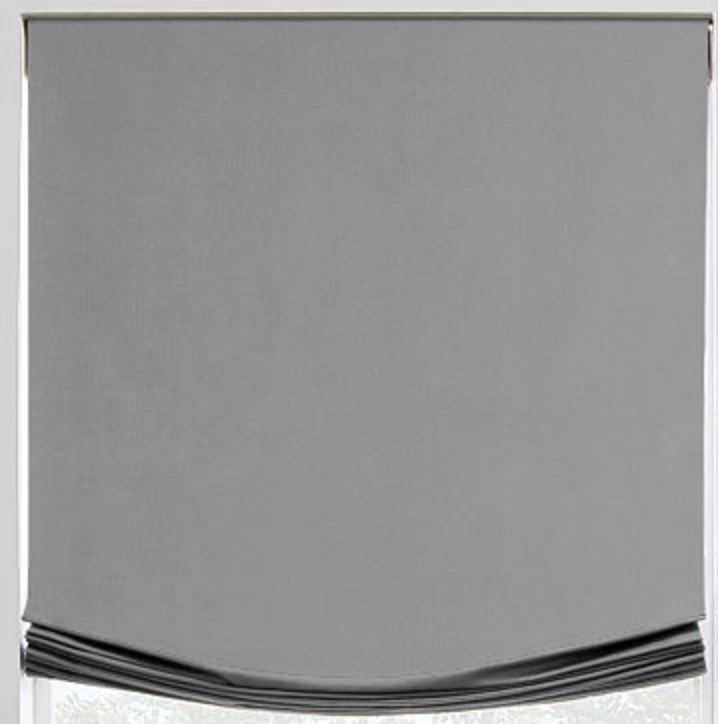 Sunbrella Relaxed Roman Shade - Revibe Designs