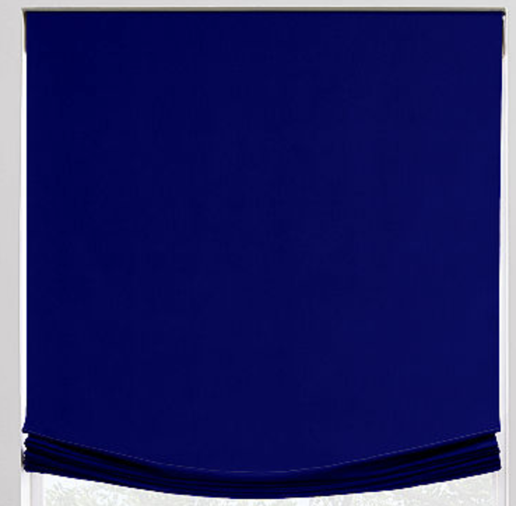 Sunbrella Relaxed Roman Shade - Revibe Designs