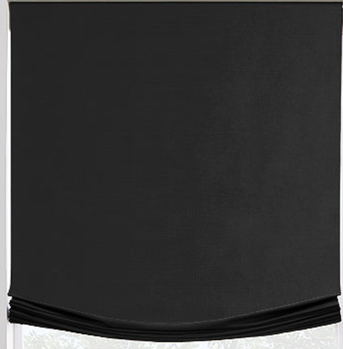 Sunbrella Relaxed Roman Shade - Revibe Designs