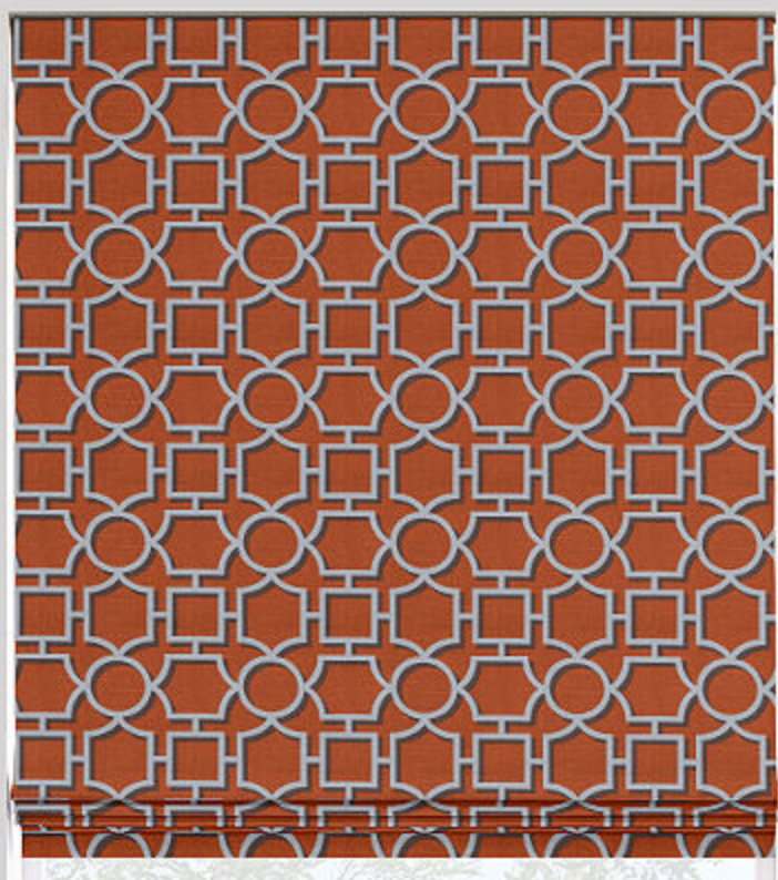 Vreeland Flat Roman Shade - Revibe Designs