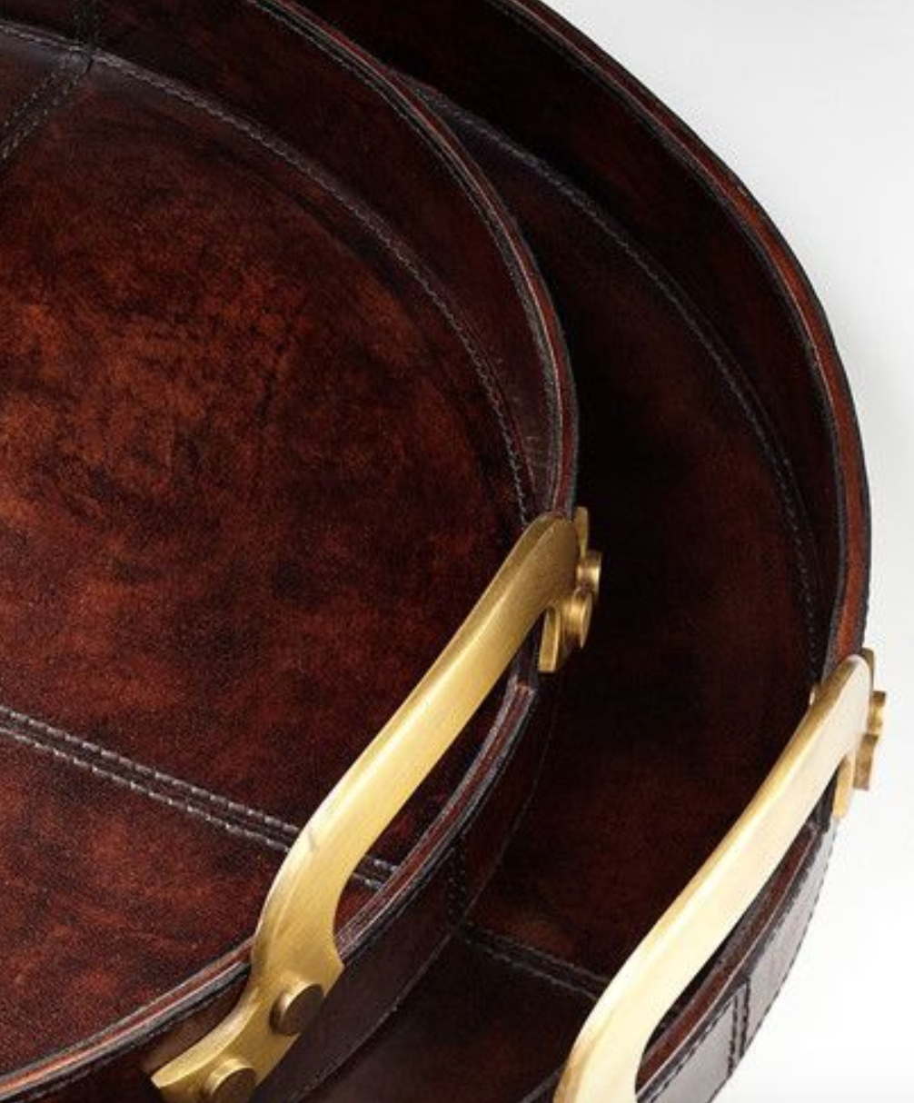Bryant Leather Tray - Revibe Designs