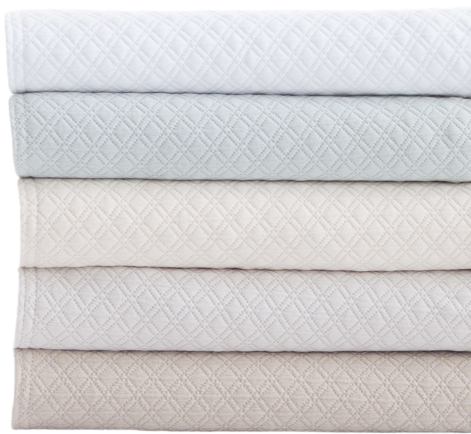 Diamond Matelasse Coverlet - Revibe Designs