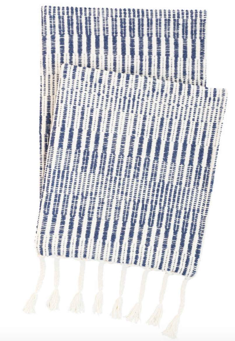 Cozumel Navy Throw - Revibe Designs