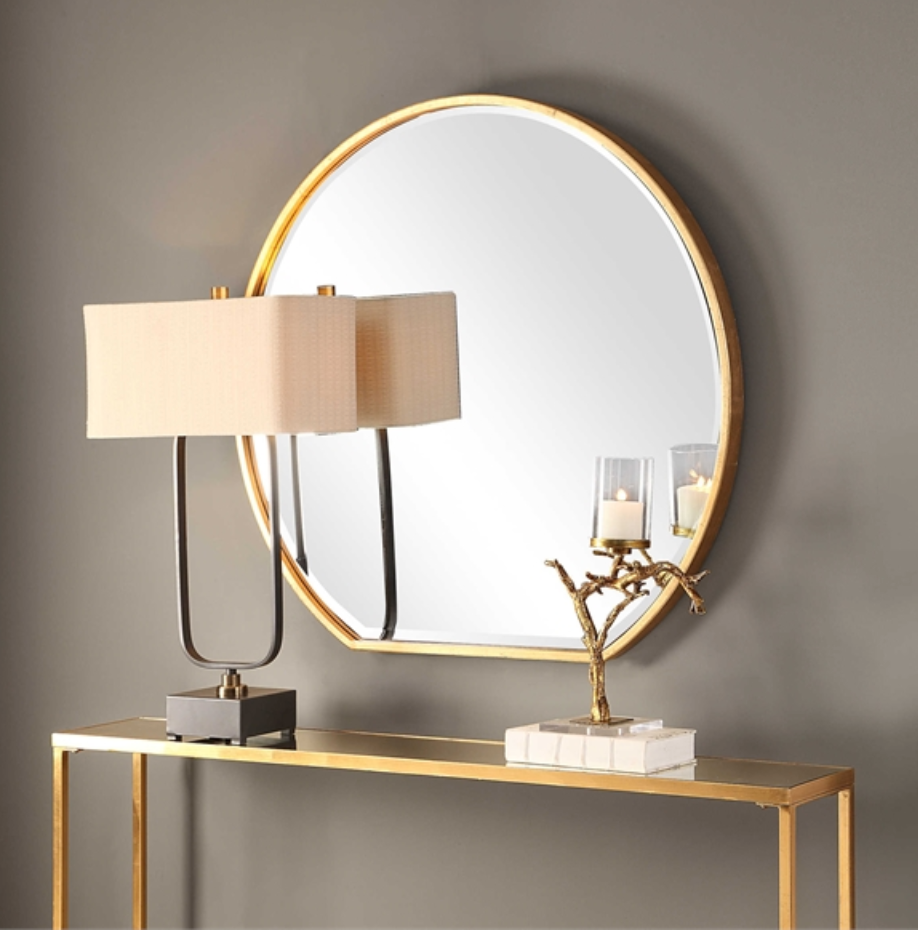 Cabell Gold Mirror - Revibe Designs