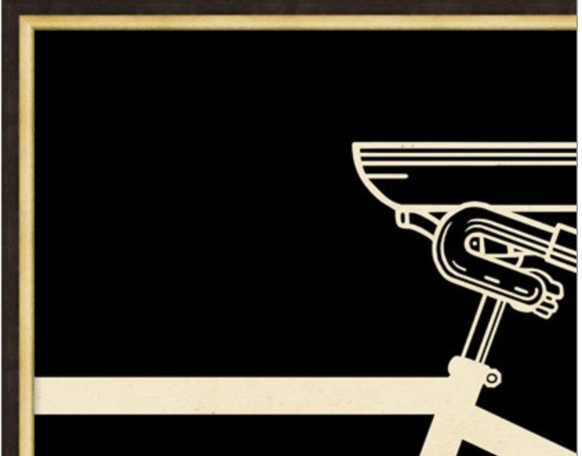 Vintage Tandem Bicycle Triptych Art - Revibe Designs