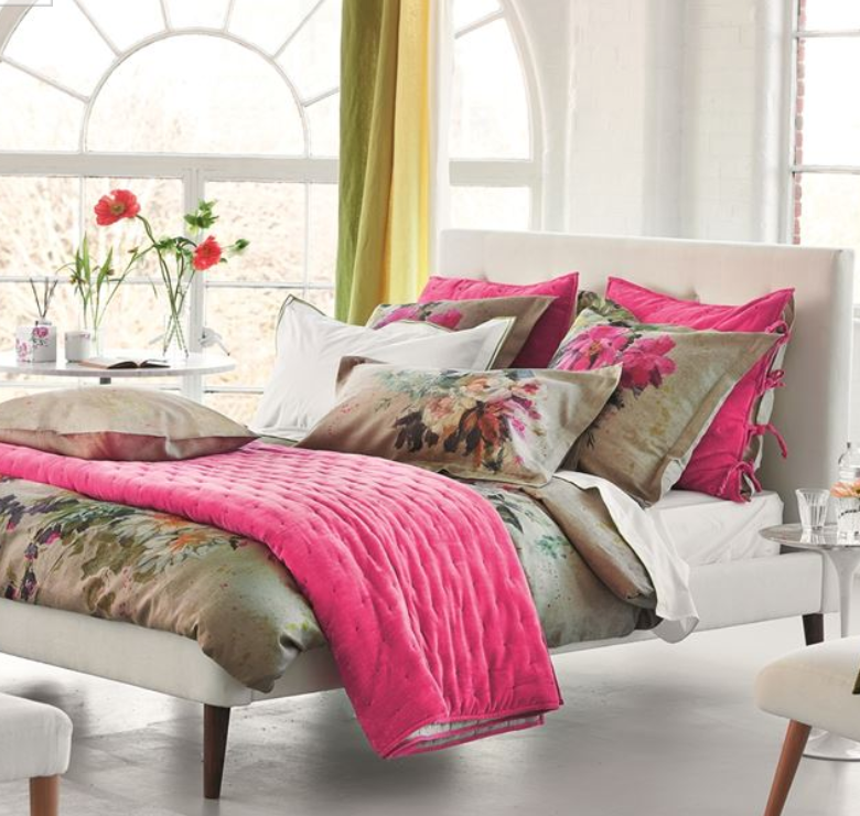 Aubriet Fuchsia  Duvet - Revibe Designs