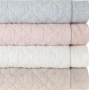 Washed Linen Quilt/Coverlet - Revibe Designs