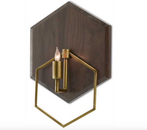 Double Hex Wall Sconce - Revibe Designs