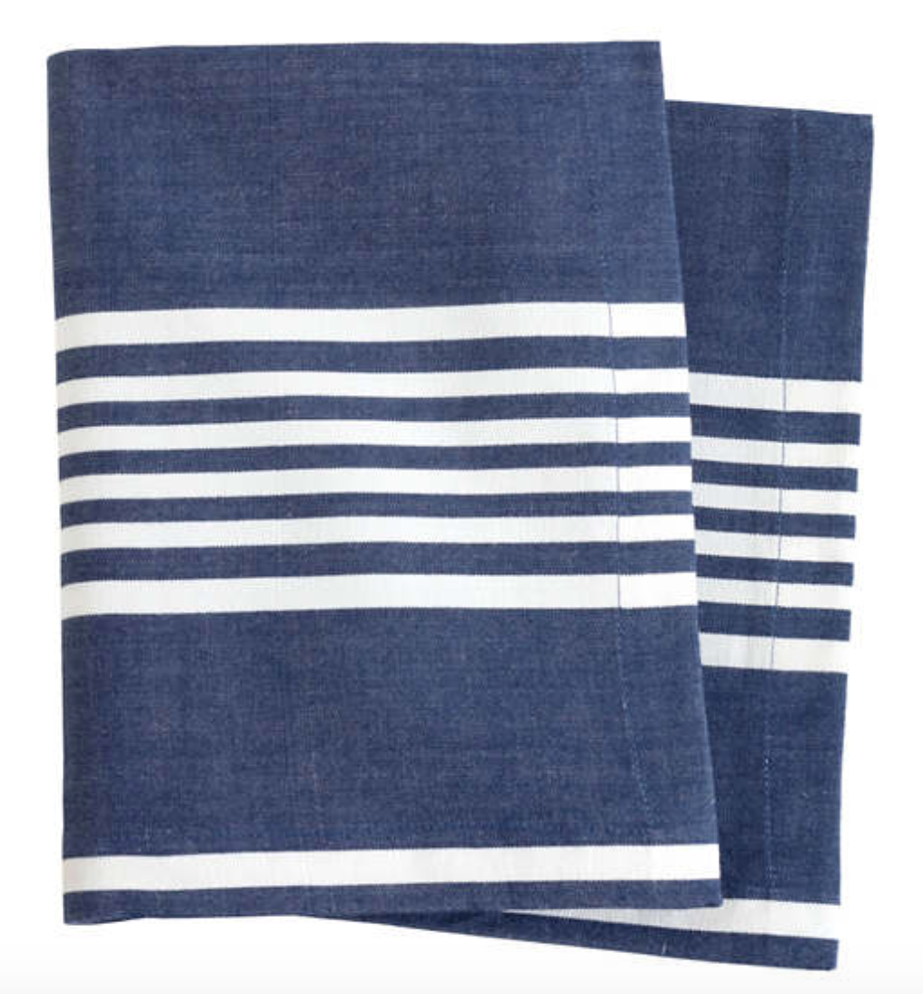 Bistro Stripe Napkins Set/4