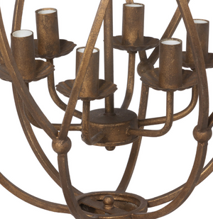Raleigh Bronze Chandelier