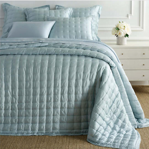 Silken Solid Puff Coverlet - Revibe Designs