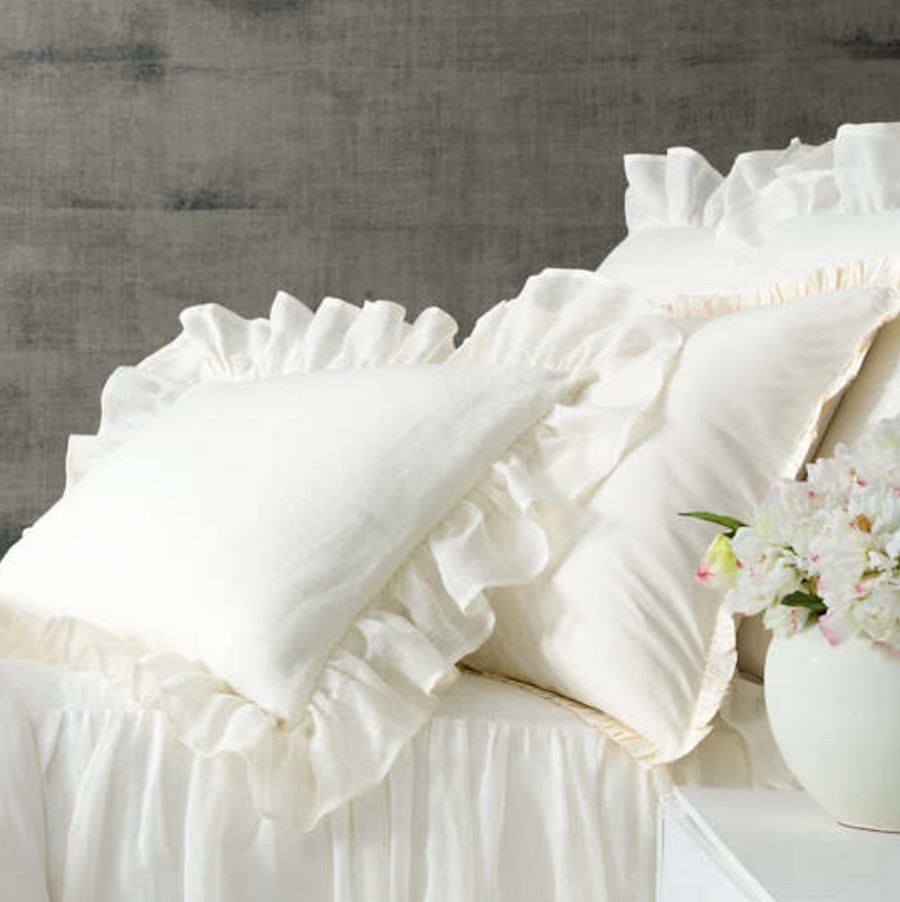 Savannah Linen Gauze Shams - Revibe Designs