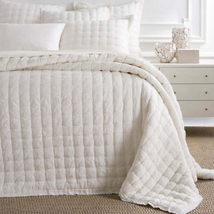 Silken Solid Puff Coverlet - Revibe Designs