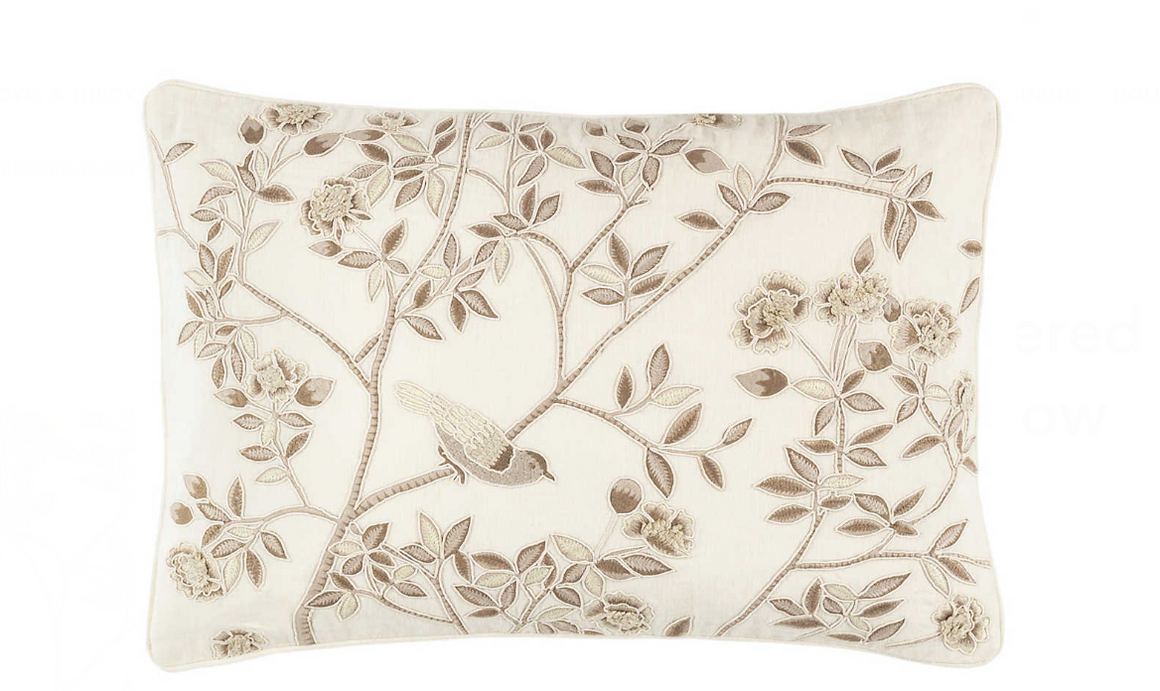 Jane Embroidered  Plaster Pillow