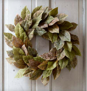 Magnolia Leaf Wreath - Revibe Designs