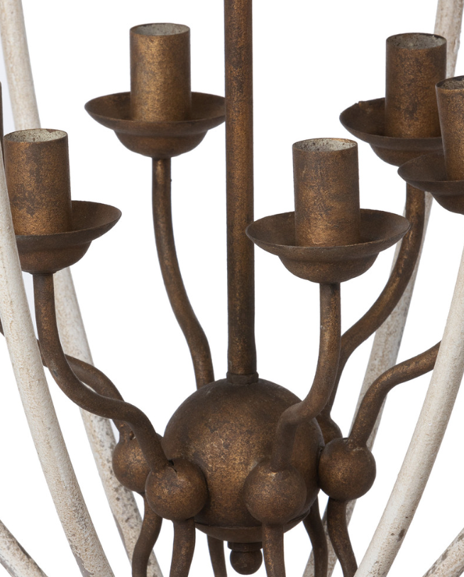 Gilded Foiles Chandelier
