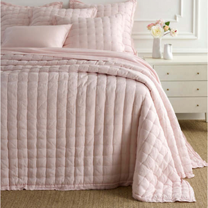 Silken Solid Puff Coverlet - Revibe Designs