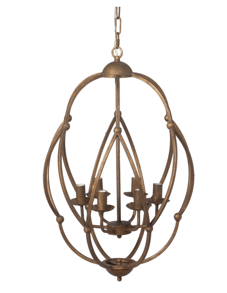 Raleigh Bronze Chandelier